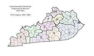 Visualizing Unionism: Congressional Redistricting In 1861 