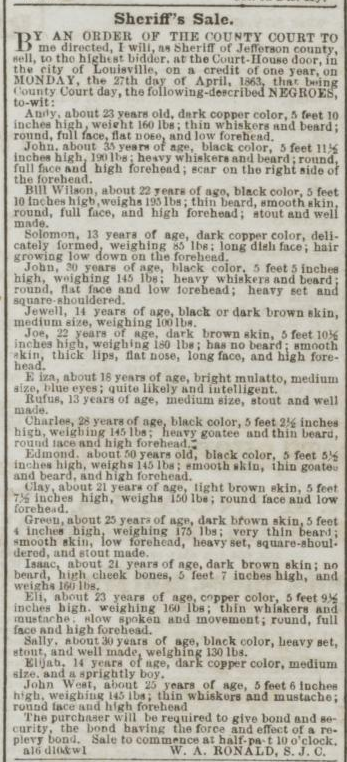 Louisville Daily Journal, April 18, 1863